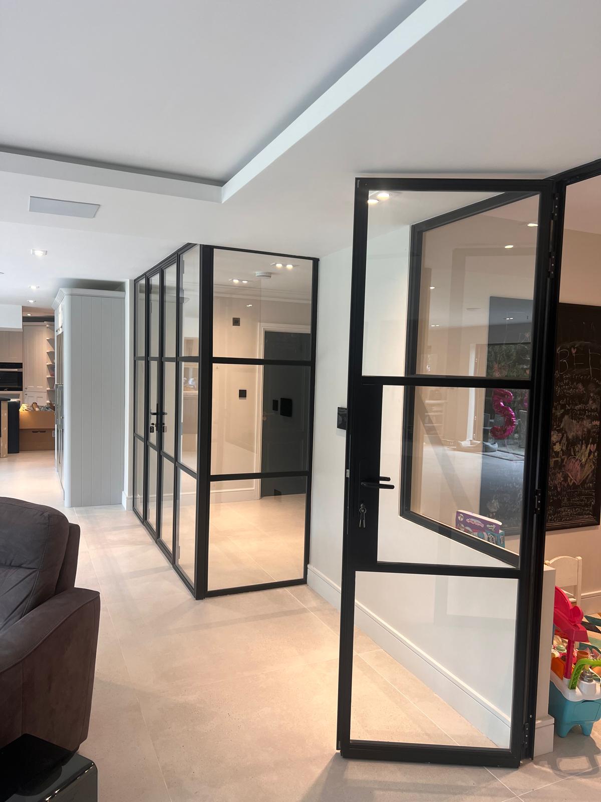 glass door
