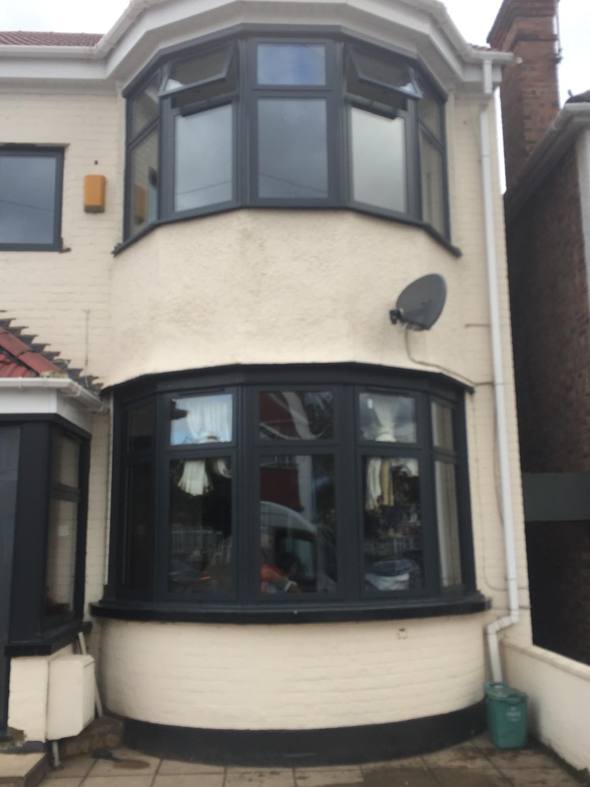 Bay and bow window