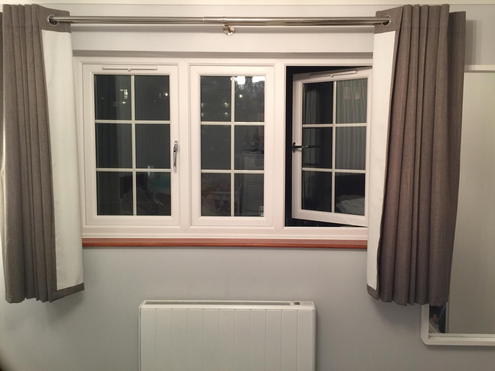 slim line casement window